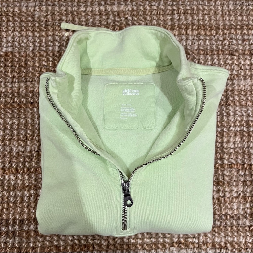 Girlfriend Collective Light Green Tracksuit Set